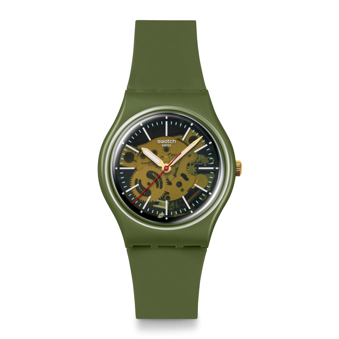 Amazon.co.jp: [スウォッチ] 腕時計 THRU THE GREENERY SO28G110